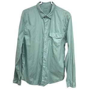 Bonobos Shirt L Standard Fit 100% Cotton Celadon Green